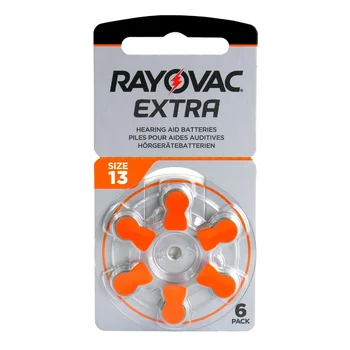 30 x baterie do aparatów słuchowych Rayovac Extra 13