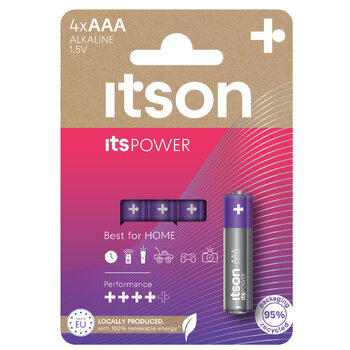 4 x AAA / LR03 ITSON ITSPOWER (blister)