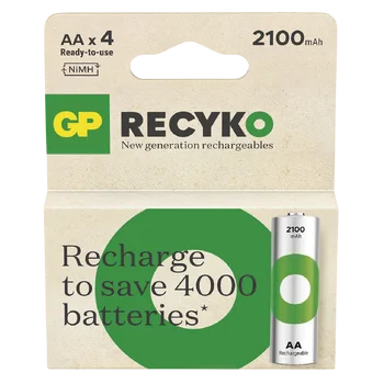 4 x akumulatorki AA / R6 Ni-MH GP ReCyko 2100mAh