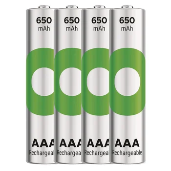 4 x akumulatorki AAA / R03 Ni-MH GP ReCyko 650mAh