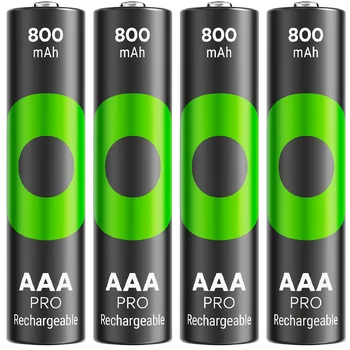 4 x akumulatorki AAA / R03 Ni-MH GP ReCyko Pro 800mAh