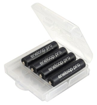 4 x akumulatorki Panasonic Eneloop PRO R03 AAA 930mAh BK-4HCDE (solidny pojemnik)