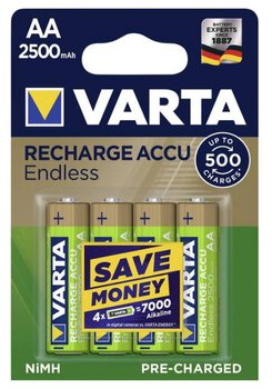 4 x akumulatorki Varta R2U EndlessR6 AA 2500mAh