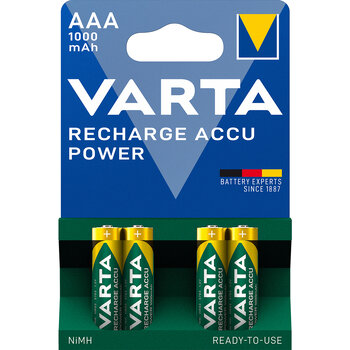 4 x akumulatorki Varta Ready2use R03 AAA Ni-MH 1000 mAh