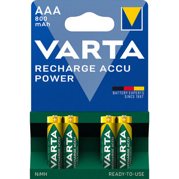 4 x akumulatorki Varta Ready2use R03 AAA Ni-MH 800 mAh