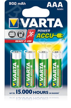 4 x akumulatorki Varta Ready2use R03 AAA Ni-MH 900mAh