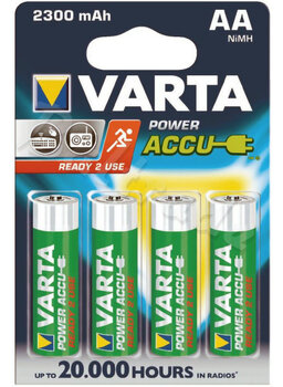 4 x akumulatorki Varta Ready2use R6 AA 2300mAh