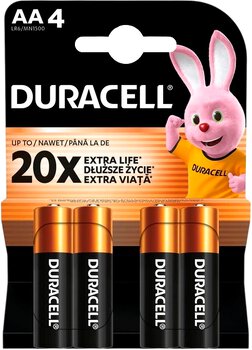 4 x bateria alkaliczna Duracell Basic LR6 AA (blister)