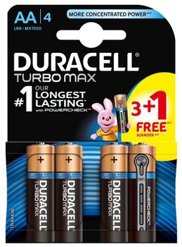 4 x bateria alkaliczna Duracell Duralock Turbo Max LR6 AA 3+1 BL (blister)