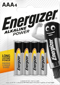 bateria alkaliczna Energizer Alkaline Power LR03/AAA - 4 sztuki