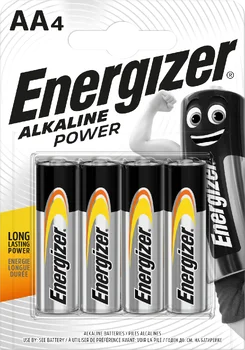 Baterie AA LR6 alkaliczne Energizer pakowane po 4 sztuki w blistrze