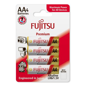 4 x bateria alkaliczna Fujitsu Premium LR6 AA blister
