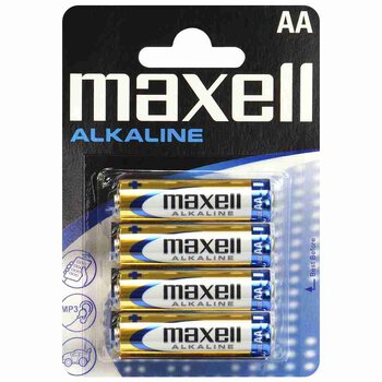 4 x bateria alkaliczna Maxell Alkaline LR6 / AA