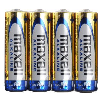 4 x bateria alkaliczna Maxell Alkaline LR6 / AA (shrink)