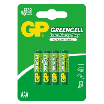 4 x bateria cynkowo-węglowa R03 / AAA GP GreenCell 