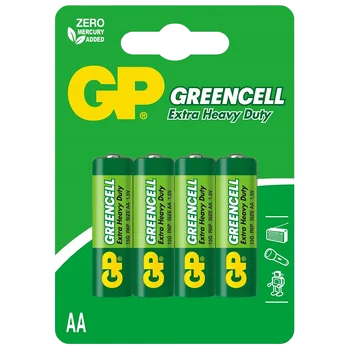 4 x bateria cynkowo-węglowa R6 / AA GP GreenCell 