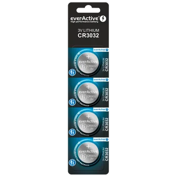 4 x bateria litowa mini everActive CR3032