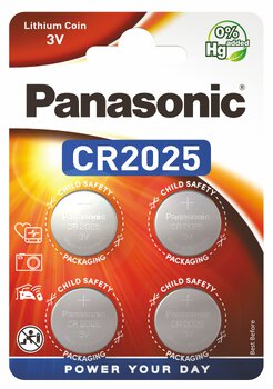 4 x bateria litowa mini Panasonic CR2025