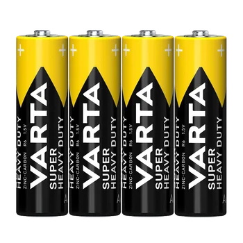 4 x cynkowo-węglowa Varta R6 AA Superlife / Super Heavy Duty (taca)