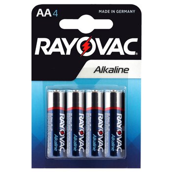 4 x Rayovac Alkaline LR6 / AA
