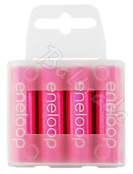4 x Sanyo Eneloop Glitter R6/AA 2000mAh (różowy)