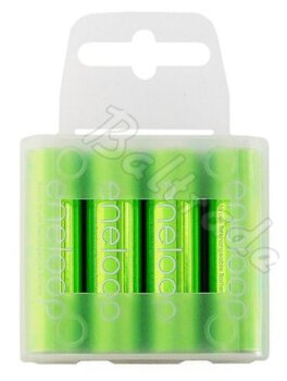 4 x Sanyo Eneloop Glitter R6/AA 2000mAh (zielony)