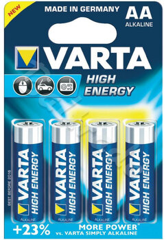 4 x Varta High Energy LR6/AA 4906 (blister)