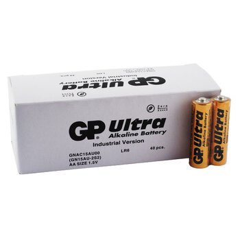 40 x bateria alkaliczna GP Ultra Alkaline Industrial LR6 / AA (karton)