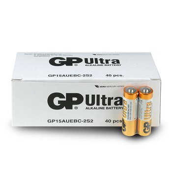 40 x bateria alkaliczna GP Ultra Alkaline LR6 / AA