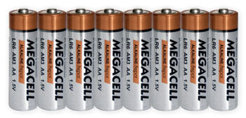 40 x bateria alkaliczna Megacell LR6 AA