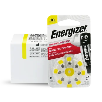 48 x baterie do aparatów słuchowych Energizer 10