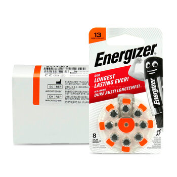 48 x baterie do aparatów słuchowych Energizer 13