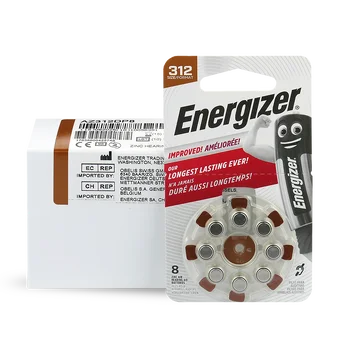 48 x baterie do aparatów słuchowych Energizer 312