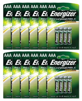 48 x Energizer R03 AAA Ni-MH 1000mAh