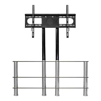 4W Stolik RTV 3 półki z uchwytem LCD / PLASMA 37"- 60" udźwig 81,6kg (06828) 4W Stolik RTV 3 półki z uchwytem LCD / PLASMA 37"- 60" udźwig 81,6kg (06828)