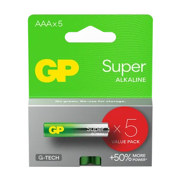 5 x bateria alkaliczna GP Super Alkaline G-TECH LR03 / AAA