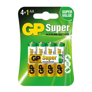 5 x bateria alkaliczna GP Super Alkaline LR6 / AA