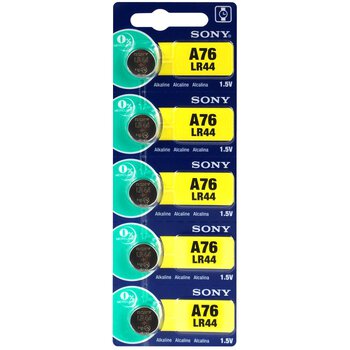 5 x bateria alkaliczna mini Sony G13 / AG13 / L1154 / LR44 / 157 / A76