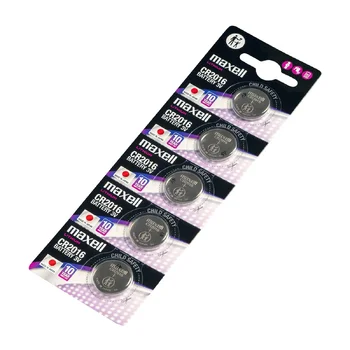 5 x bateria litowa Maxell CR2016