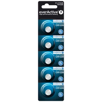 5 x bateria litowa mini everActive CR1220
