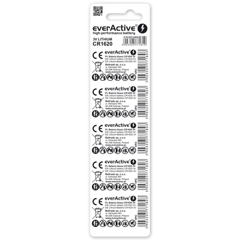 5 x bateria litowa mini everActive CR1620