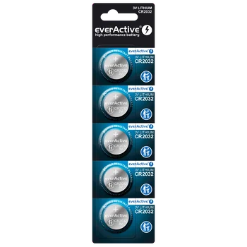5 x bateria litowa mini everActive CR2032
