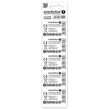 5 x bateria litowa mini everActive CR2430