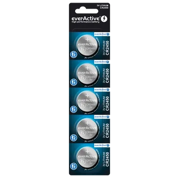 5 x bateria litowa mini everActive CR2450