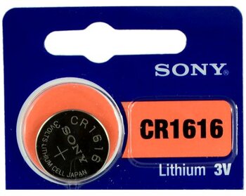 5 x bateria litowa mini Sony CR1616