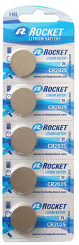 5 x bateria litowa Rocket CR2025