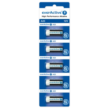5 x baterie alkaliczne everActive 23A 12V