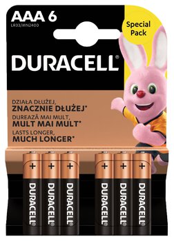 6 x bateria alkaliczna Duracell Basic Duralock LR03 AAA (blister)