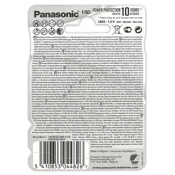 6 x Panasonic Evolta LR03/AAA (blister)