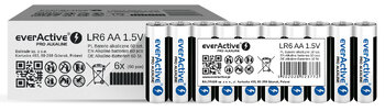 60 x baterie alkaliczne everActive Pro LR6 / AA (kartonik)